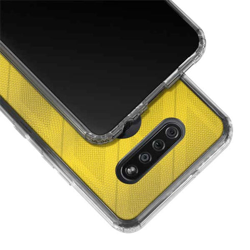 Sweden Soccer Flag LG K51/Q51 Clear Case